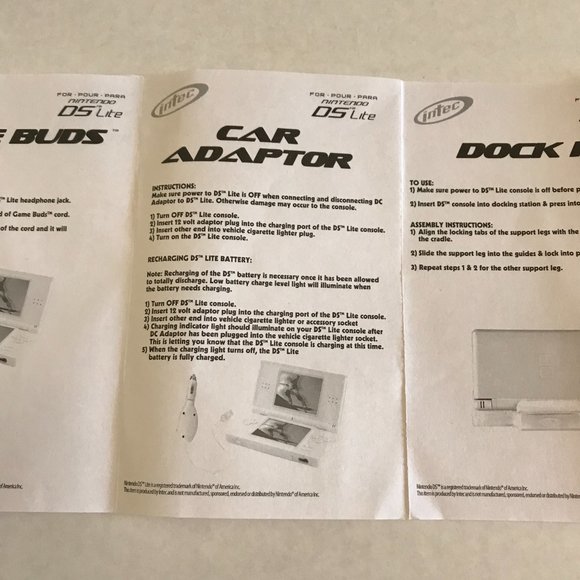 Nintendo DS Lite black coloured accessories - Picture 15 of 16